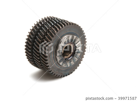 iron gear isolated iron gear isolated 39971587