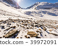 Athabasca glacier during the winter 39972091