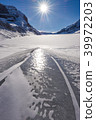 Athabasca glacier during the winter 39972203