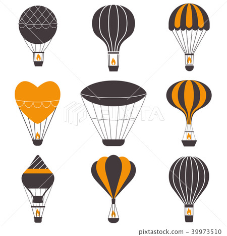 Hot Air Balloons Icons Hot Air Balloons Icons 39973510