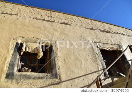 Tabo village in Spiti Valley, India Kitten sitting on the window side of the monastery in Tabo Gompa Tabo village in Spiti Valley, India Kitten sitting on the window side of the monastery in Tabo Gompa 39974993