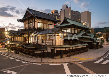 Evening view of Ehime Dogo Onsen 39975914