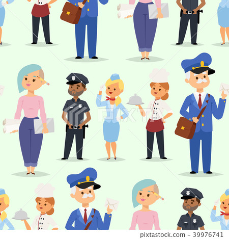 People different professions vector illustration. Success teamwork diversity human work lifestyle 39976741