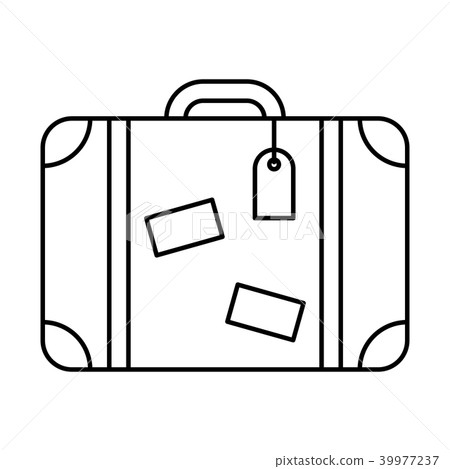 Line icon suitcase Line icon suitcase 39977237