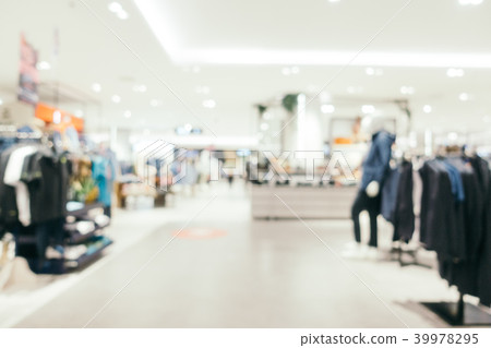 Abstract blur and defocused shopping mall in department store 39978295