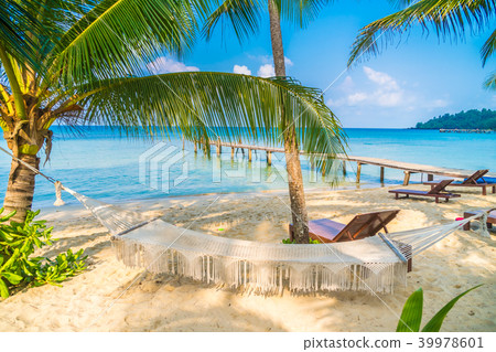 Hammock on the beach Hammock on the beach 39978601