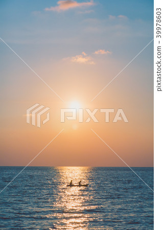 Sunset with sea Sunset with sea 39978603