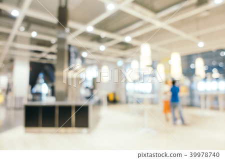 Abstract blur furniture decoration and warehouse store Abstract blur furniture decoration and warehouse store 39978740