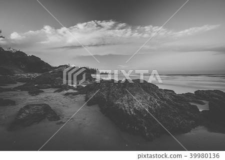 Burleigh Heads beach during the day. Burleigh Heads beach during the day. 39980136