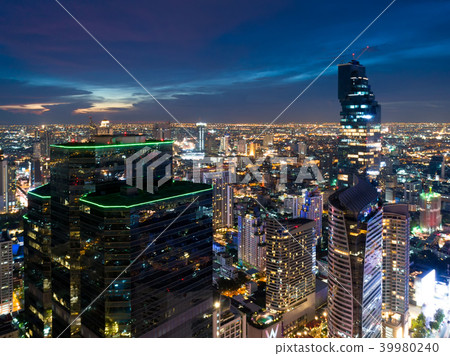 Aerial view of Bangkok new landmark Aerial view of Bangkok new landmark 39980240
