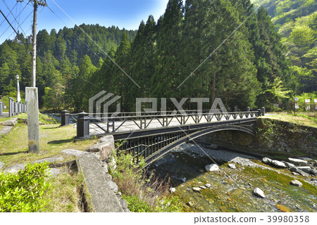 兵庫縣朝霞市Kamikobata鑄鐵橋 兵庫縣朝霞市Kamikobata鑄鐵橋 39980358
