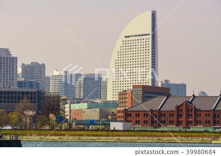 [神奈川縣]橫濱市港區未來橫濱港風景 39980684