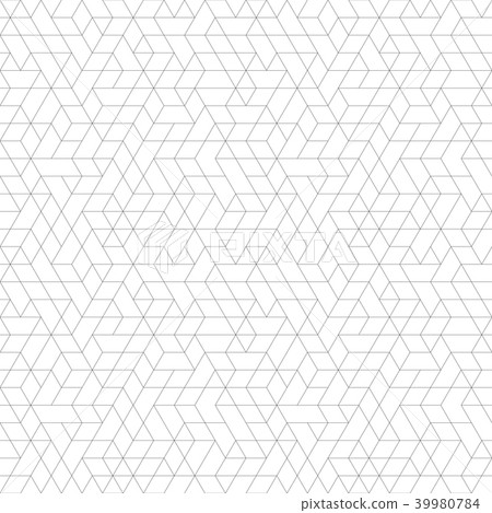 Seamless Geometric Vector Background - Stock Illustration [39980784 ...