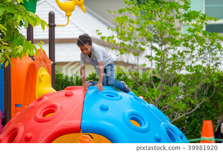 black americans kid boy having fun to play black americans kid boy having fun to play 39981920