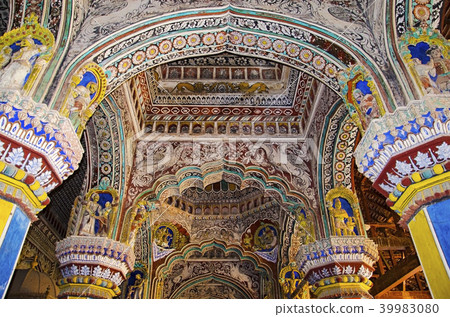 Paintings, Darbar Hall, Thanjavur Maratha palace 39983080