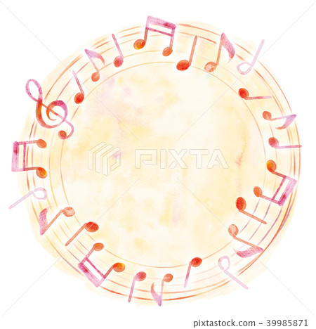 Illustration of musical notes Illustration of musical notes 39985871