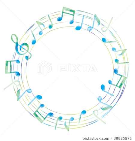 Illustration of musical notes Illustration of musical notes 39985875