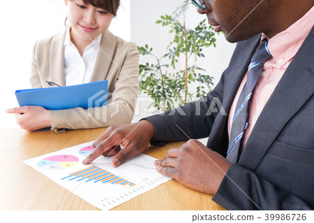 Business person meeting in office Business person meeting in office 39986726