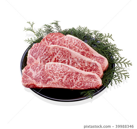 日本黑牛肉沙朗牛排 日本黑牛肉沙朗牛排 39988346