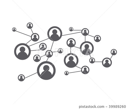 People Network and social icon 39989260