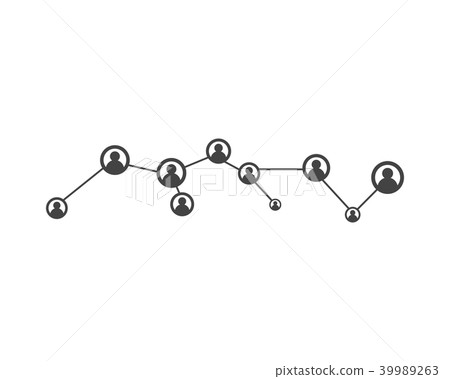People Network and social icon People Network and social icon 39989263