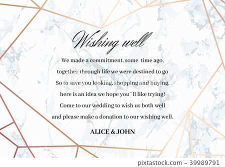 Wedding Well Wishes Card. Geometric design. Wedding Well Wishes Card. Geometric design. 39989791