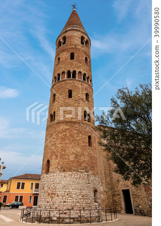 Bell tower of the Caorle Cathedral - Venice Italy Bell tower of the Caorle Cathedral - Venice Italy 39990580