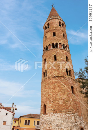 Bell tower of the Caorle Cathedral - Venice Italy 39991127