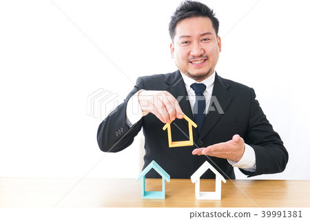 Real estate company businessman Real estate company businessman 39991381