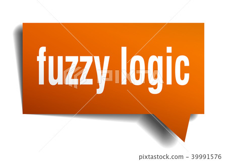 fuzzy logic orange 3d speech bubble fuzzy logic orange 3d speech bubble 39991576