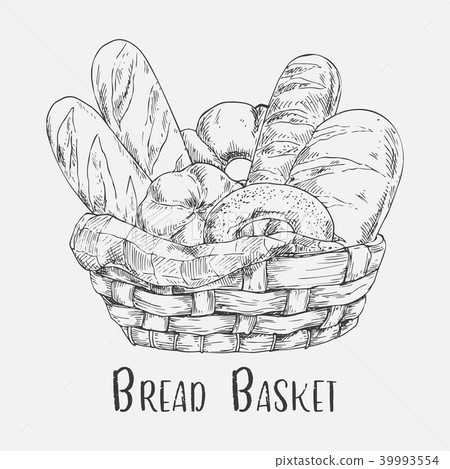 basket sketch