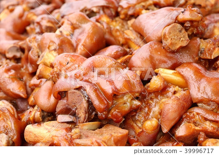 Stewed pork at street food 39996717
