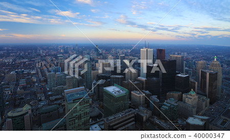 Aerial view of downtown Toronto Aerial view of downtown Toronto 40000347