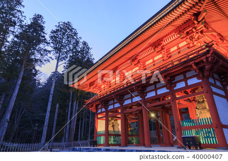 和歌山縣，高野山，金剛寺，中門 40000407