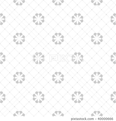 Flower geometric pattern. Seamless vector - Stock Illustration ...