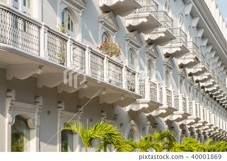 beautiful building facade, historic architecture  40001869