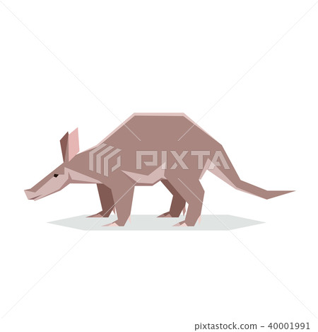 Flat geometric Aardvark Flat geometric Aardvark 40001991
