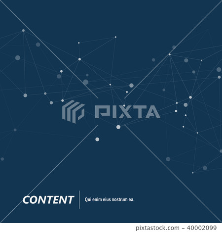 Vector digital technology concept with polygonal shapes Vector digital technology concept with polygonal shapes 40002099