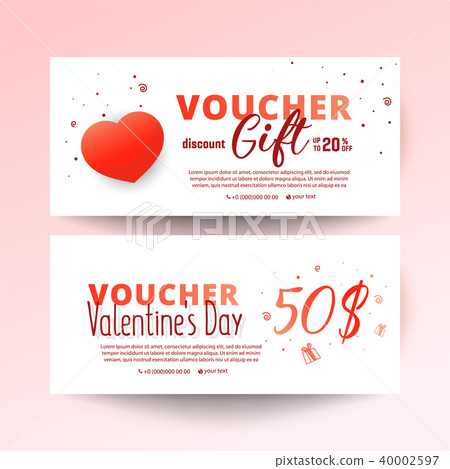 Valentine's day voucher  40002597