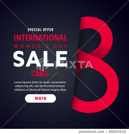 International women's day greeting card 40002616