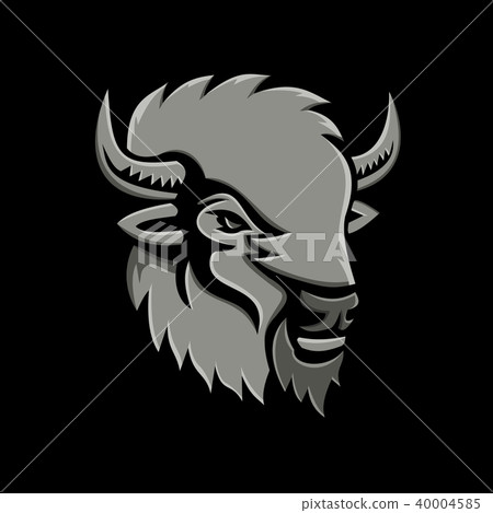 American Bison Head Metallic Icon 40004585