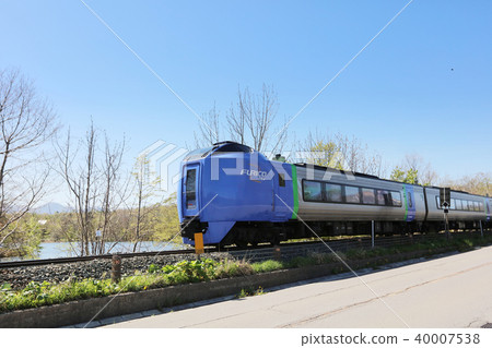 Hakodate Main Line in Hakodate, Hokkaido, Japan Hakodate Main Line in Hakodate, Hokkaido, Japan 40007538