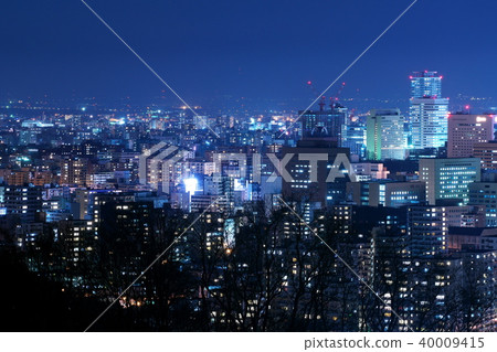 Superb view of the New Japan three major night view Superb view of the New Japan three major night view 40009415