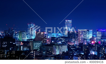 Superb view of the New Japan three major night view 40009416