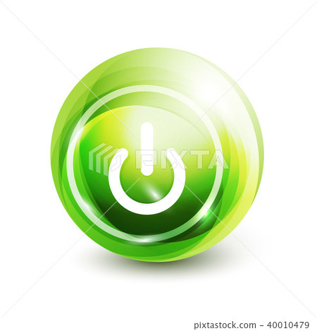 Power button icon, start symbol 40010479