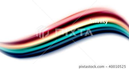 Vector 3d fluid colors wave background Vector 3d fluid colors wave background 40010525
