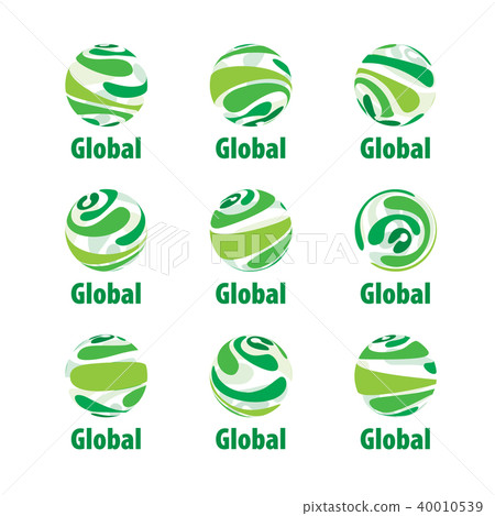 vector logo globe 40010539