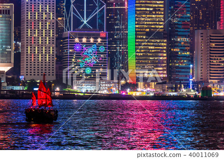 “香港”夜景香港 “香港”夜景香港 40011069