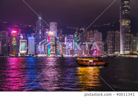 “香港”夜景香港 40011341