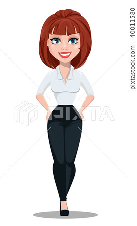 Businesswoman cartoon character Businesswoman cartoon character 40011580
